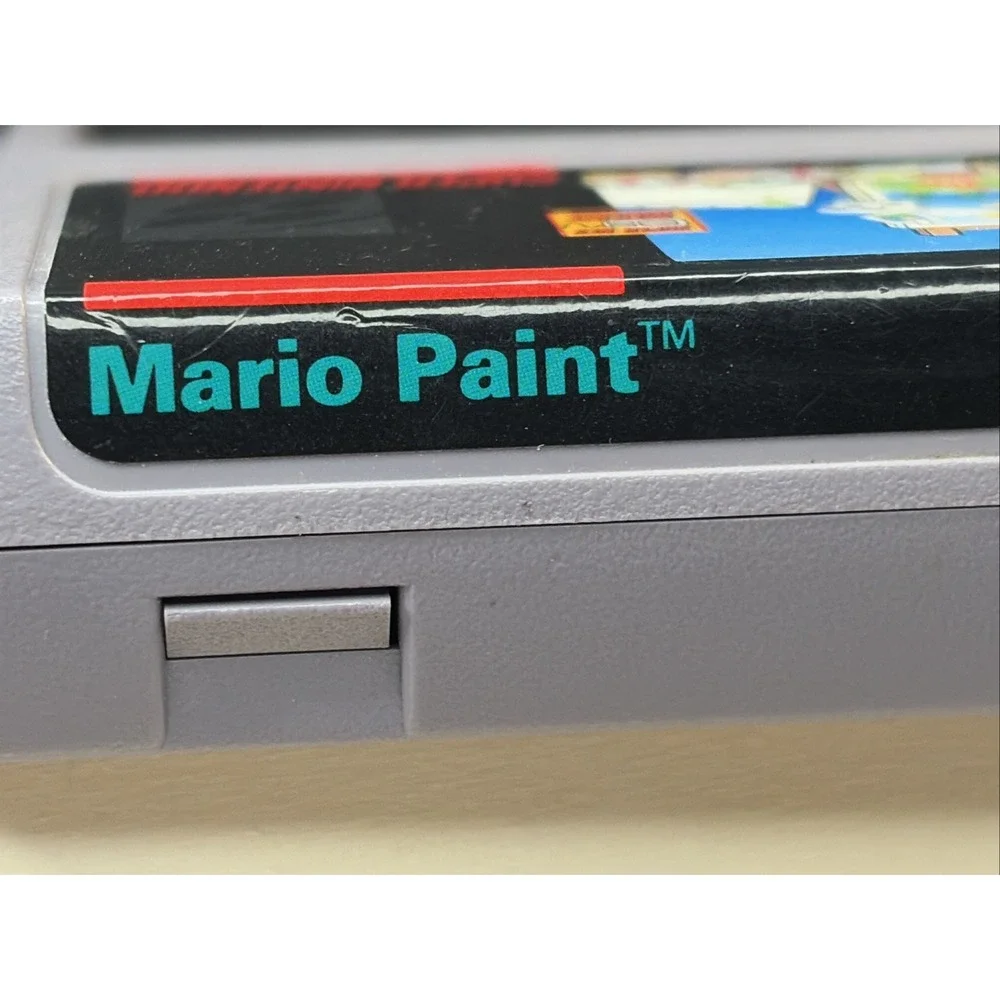 Mario Paint OEM (Super Nintendo, SNES) CLEAN T&W